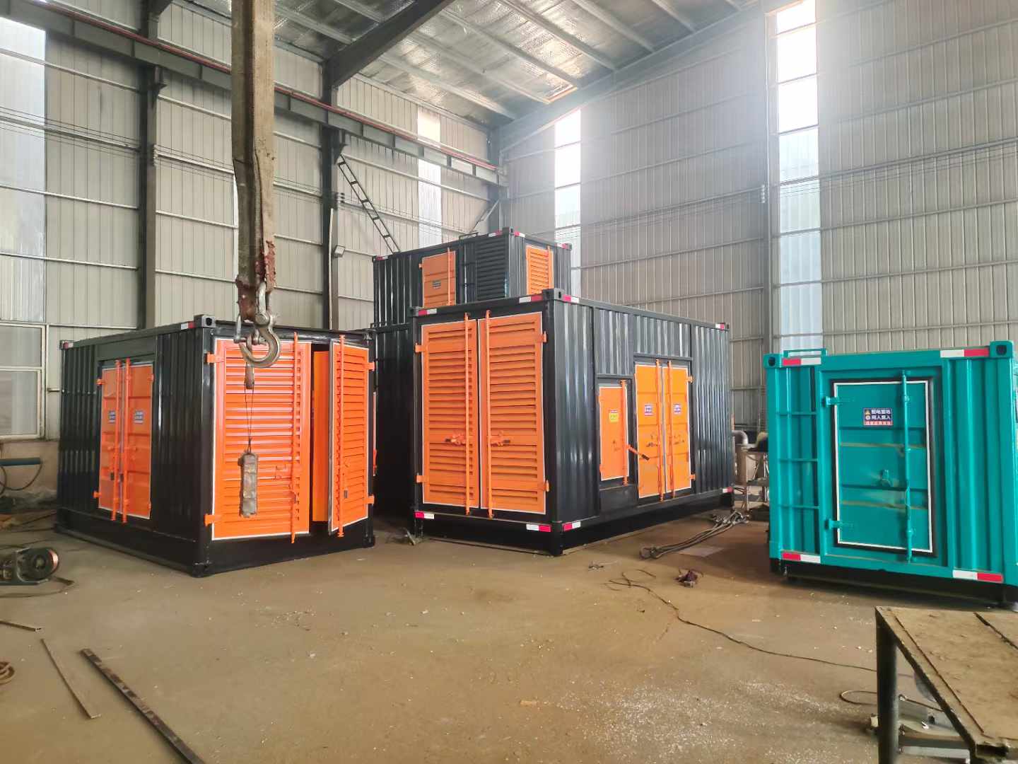 二道500kw柴油发电机组可以带动多少功率设备？